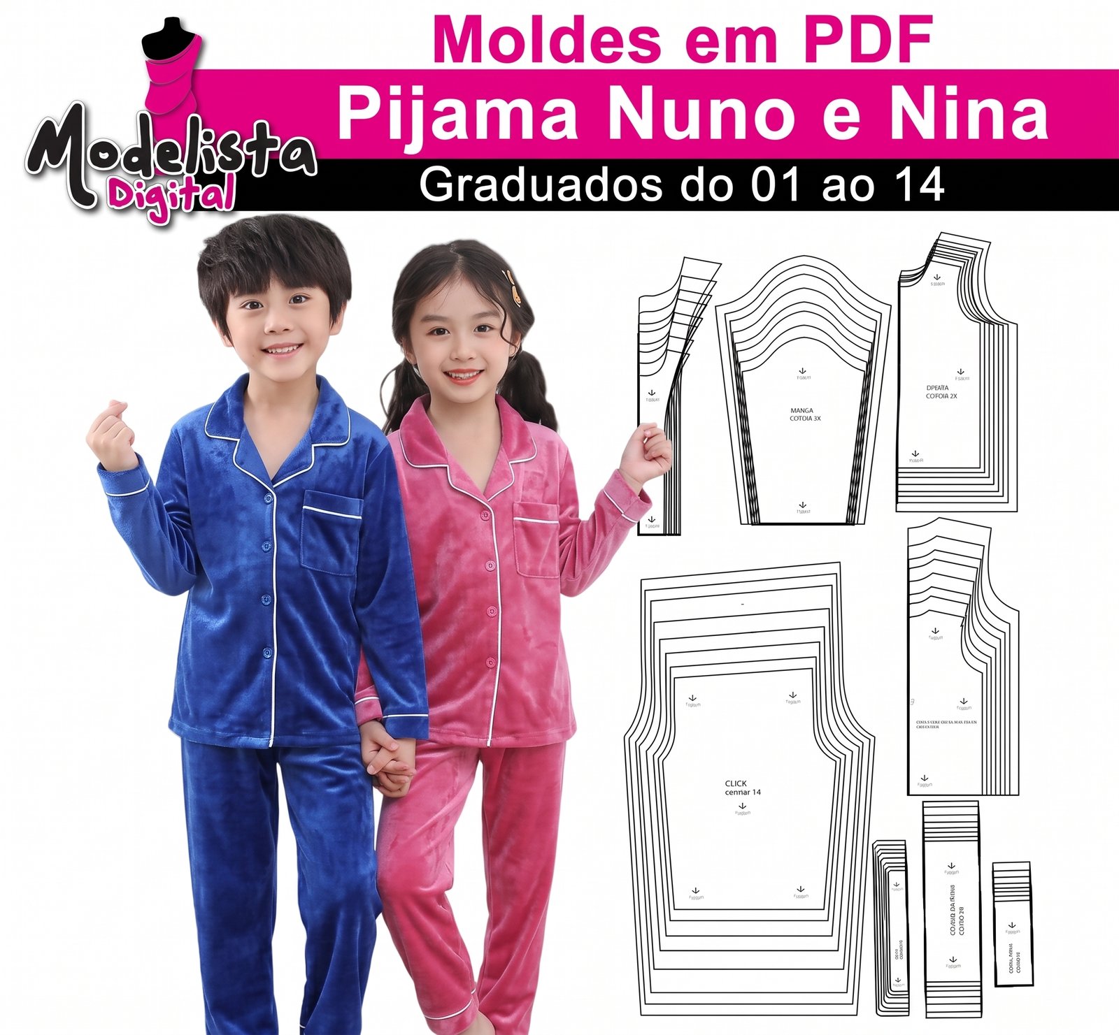Pijama Nuno e Nina