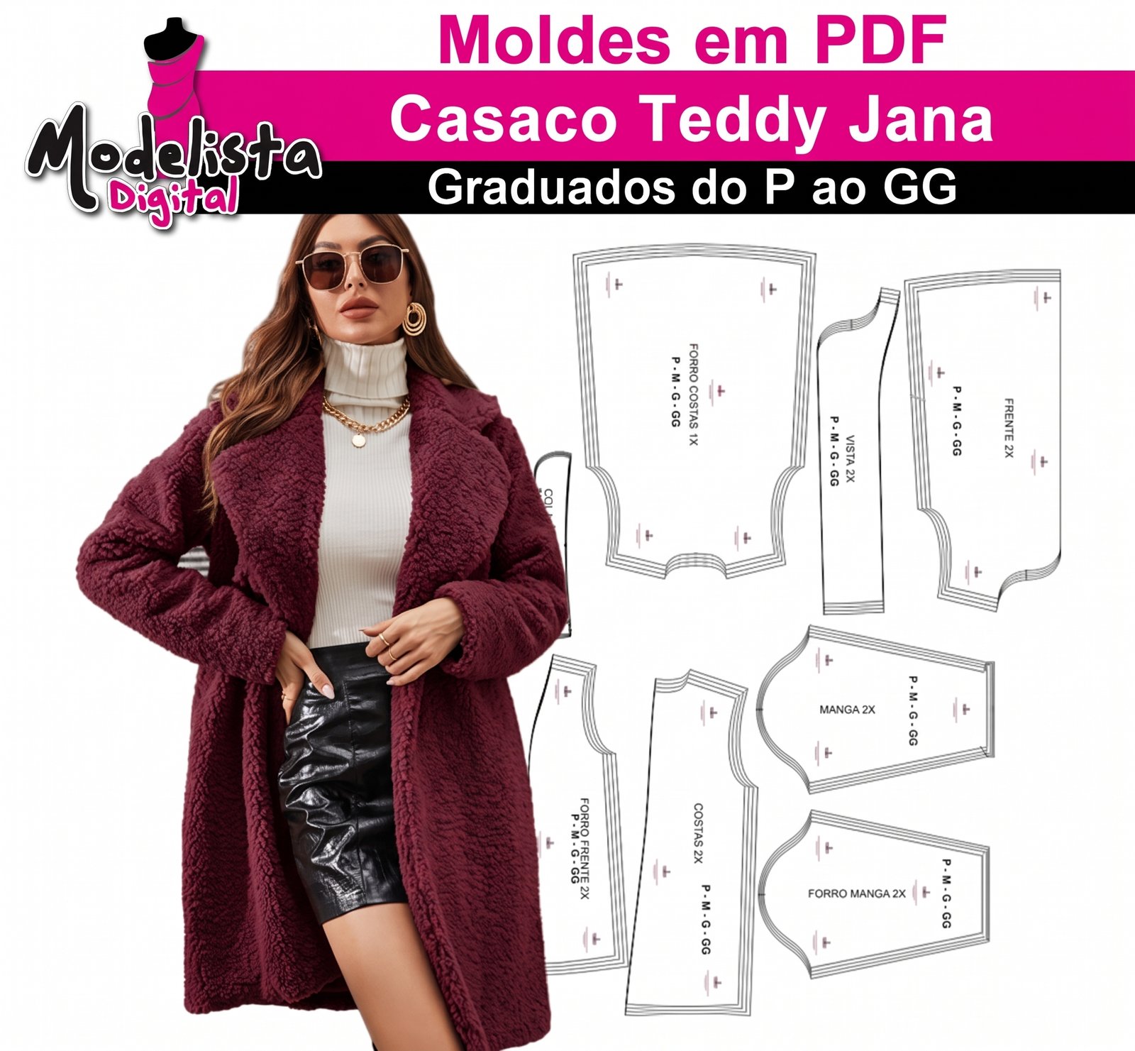 Casaco Teddy Jana