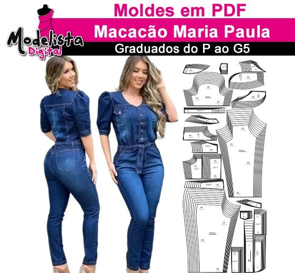 Macacão Maria Paula