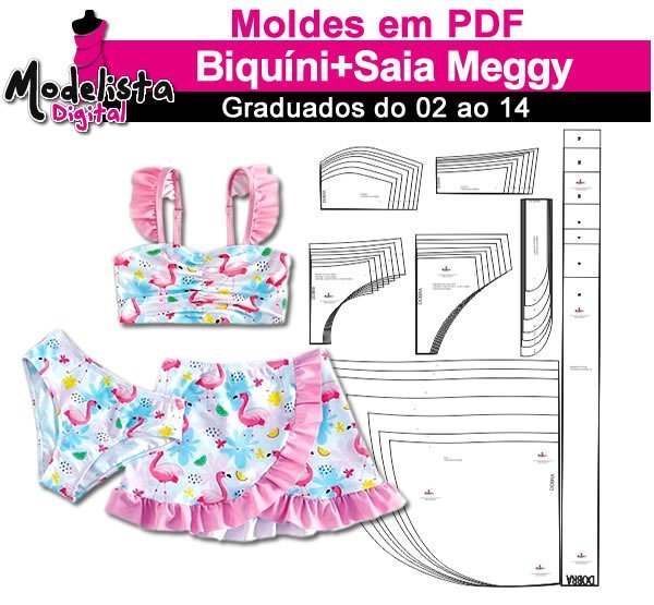 Biquíni + Saia Meggy