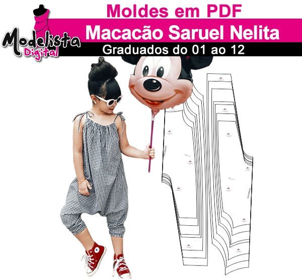 Macacão Saruel Nelita