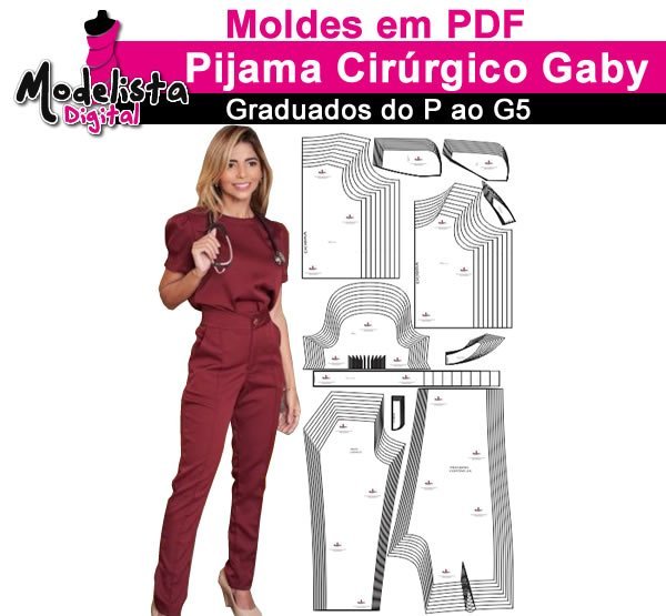 Pijama Cirúrgico Gaby