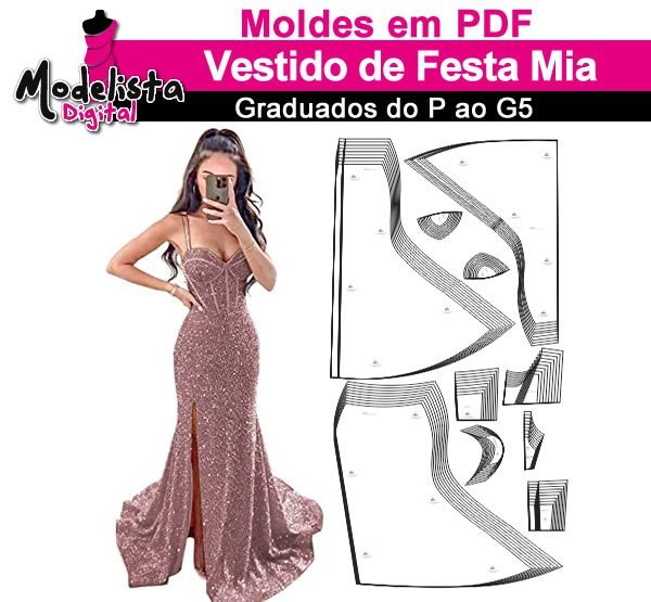 Vestido de Festa Mia