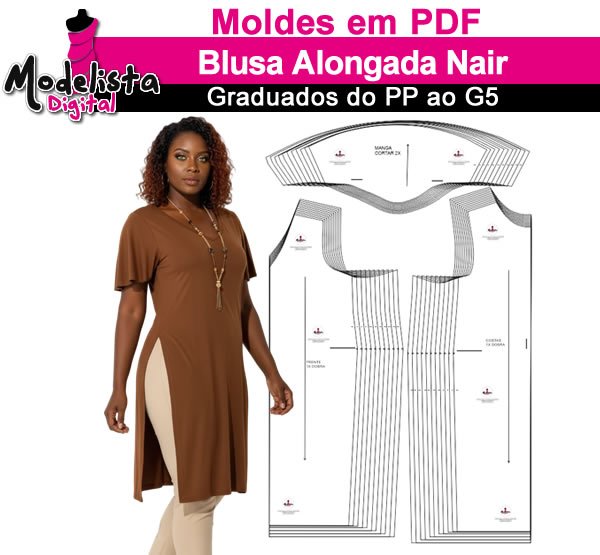 Blusa Alongada Nair
