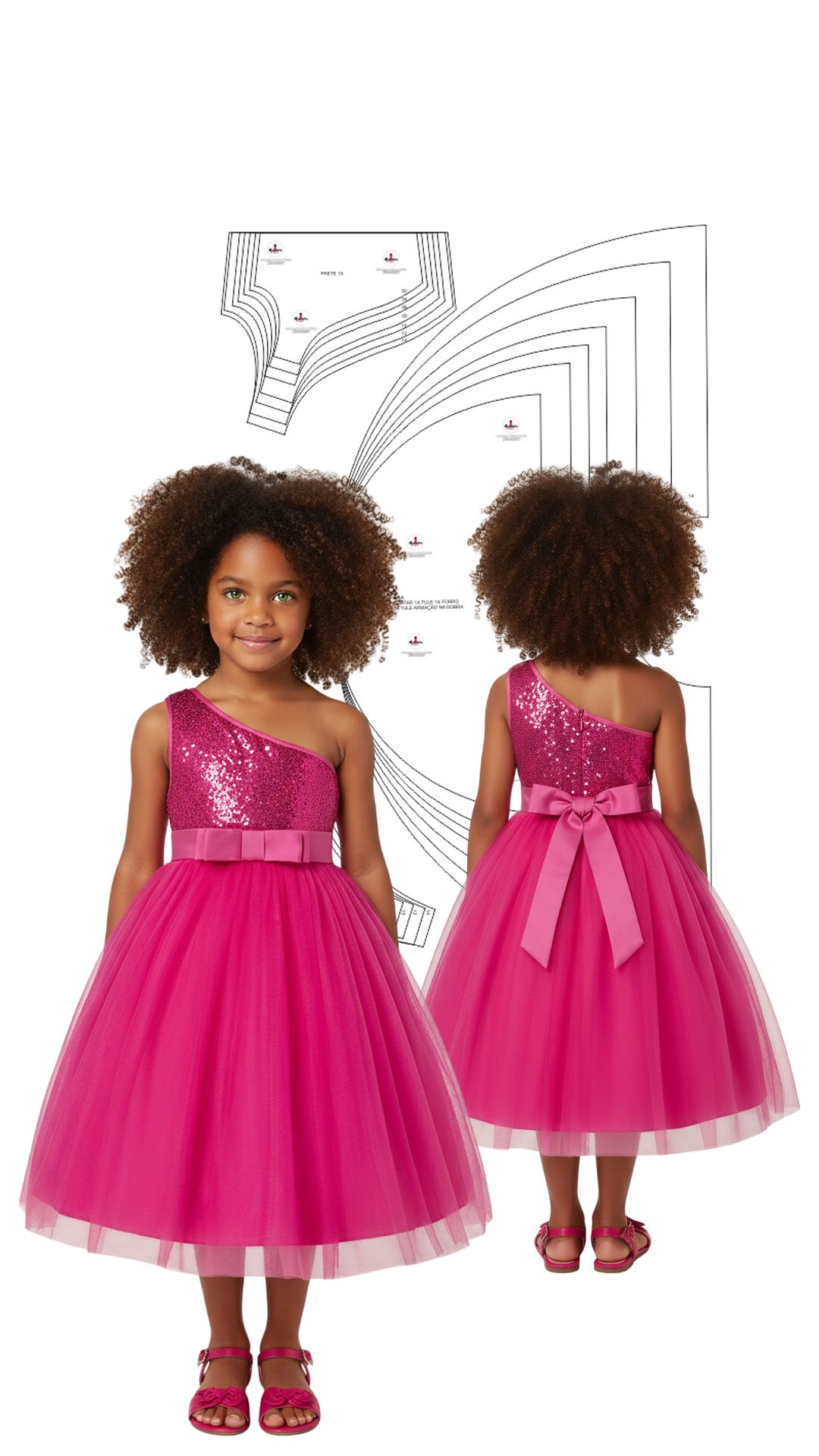 Pacote Vestidos de Infantis - Imagem 3