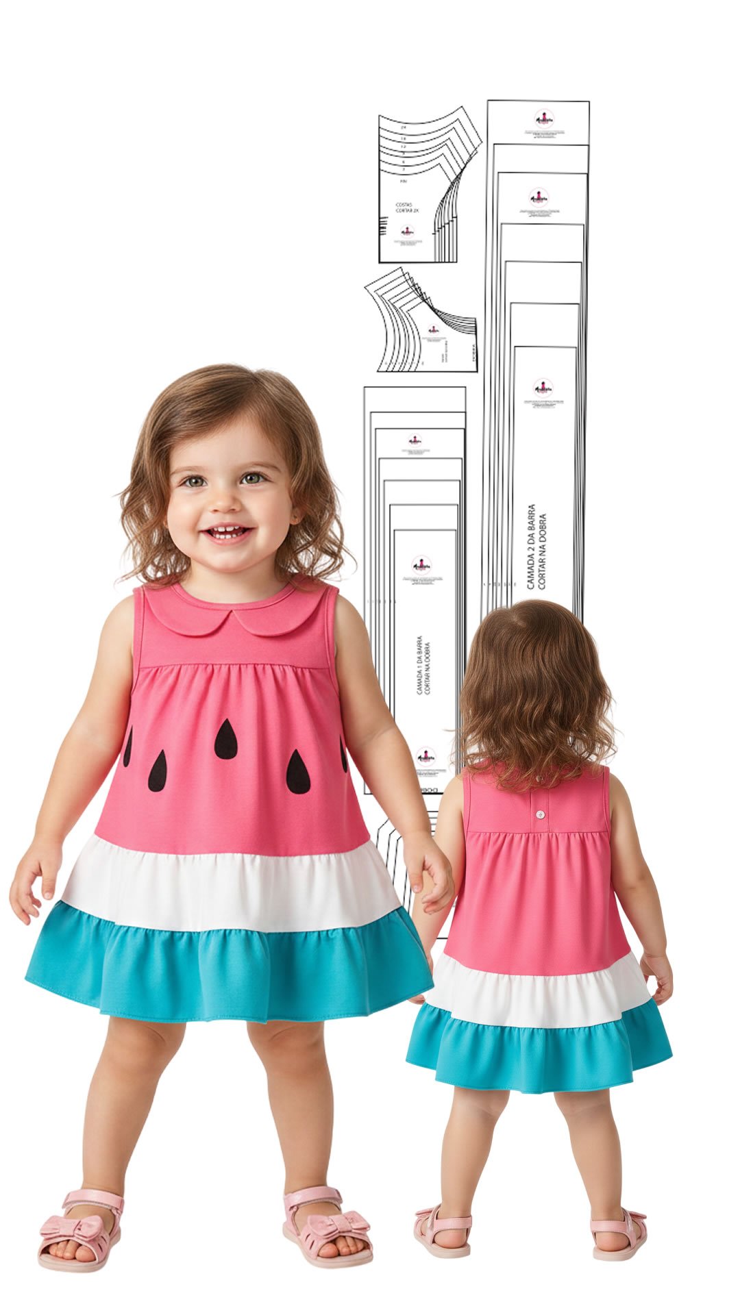Pacote Vestidos de Infantis - Imagem 8