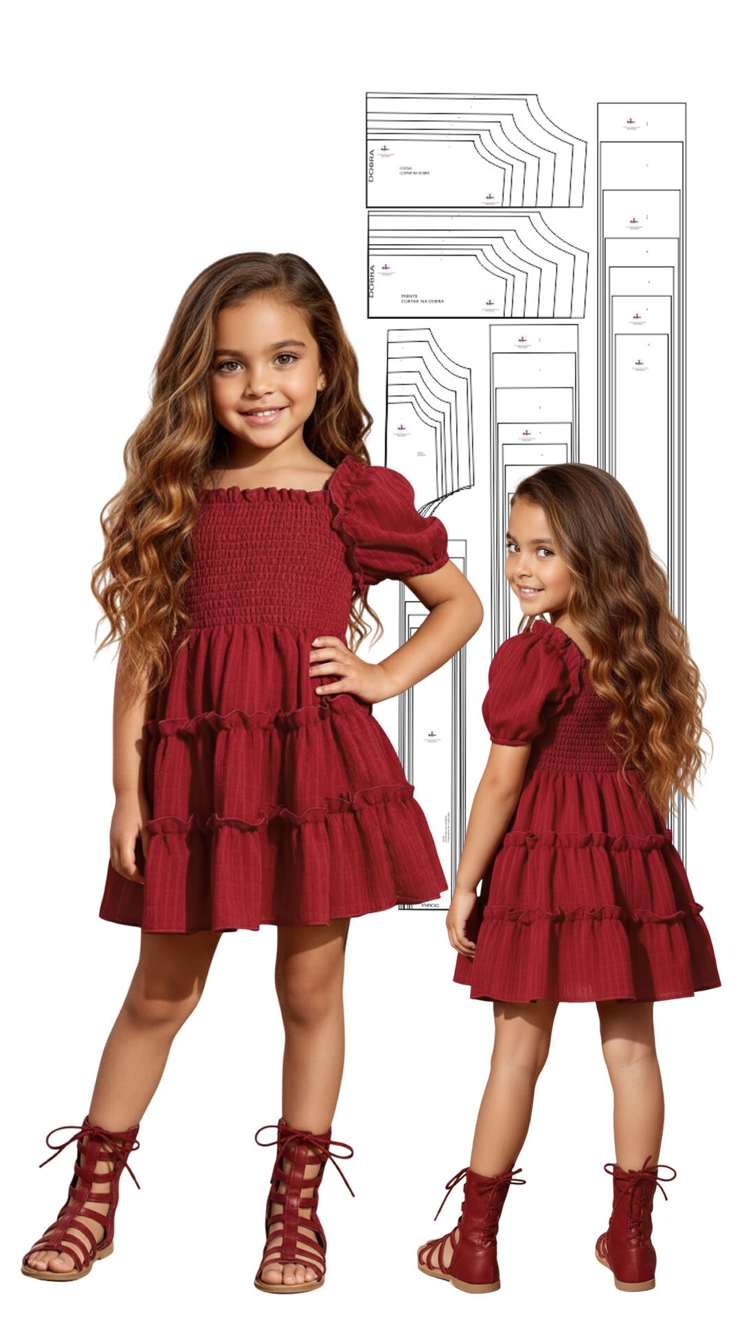 Pacote Vestidos de Infantis - Imagem 11