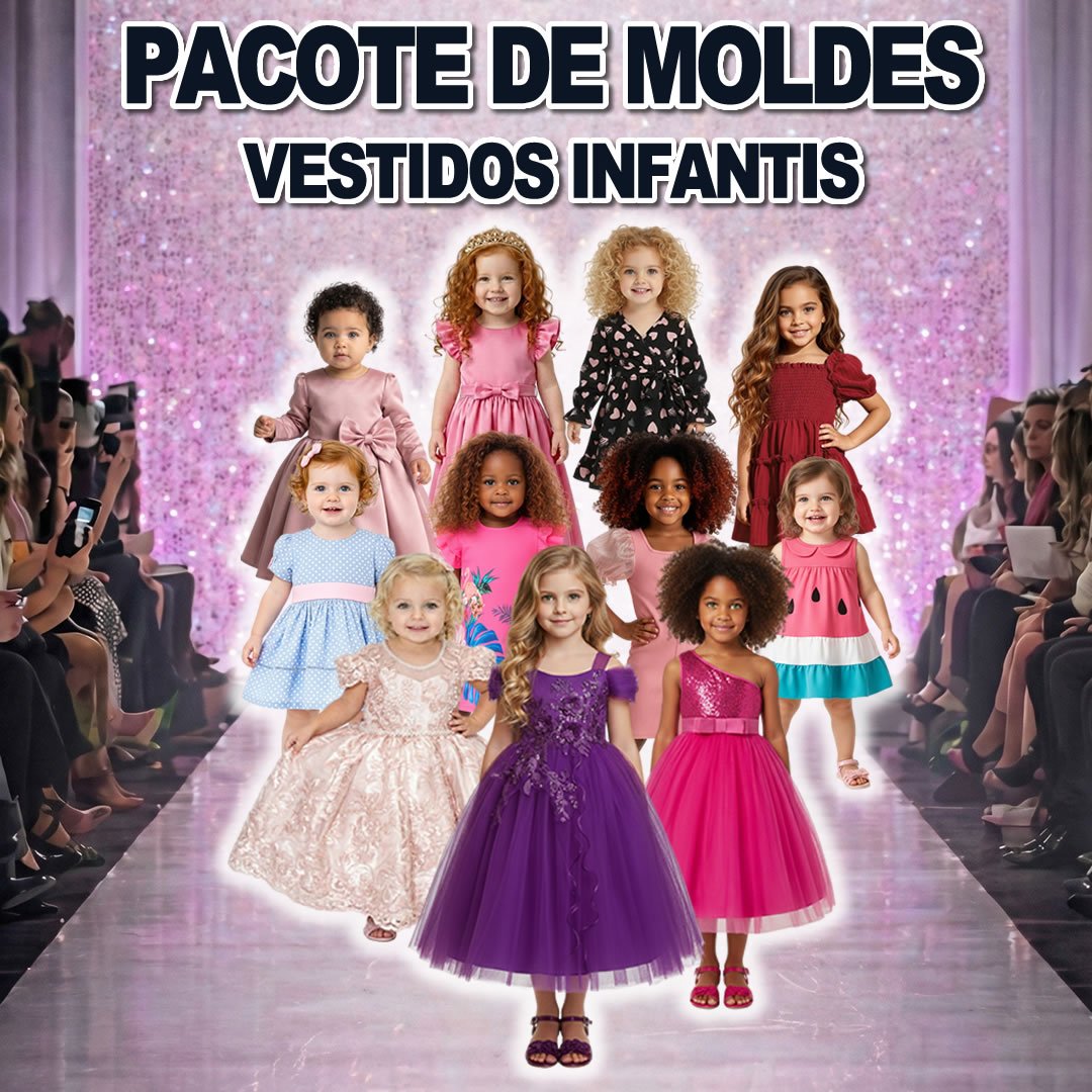 Pacote Vestidos de Infantis