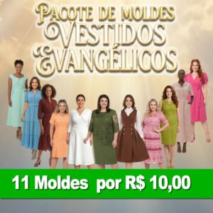 Pacote Vestidos Evangélicos