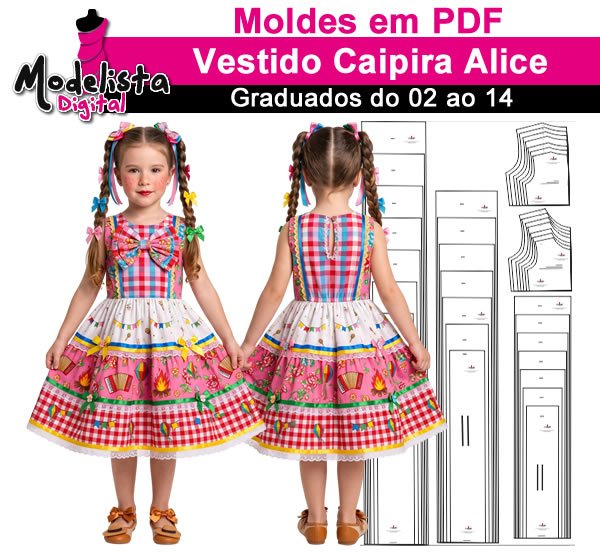 Vestido Caipira Alice