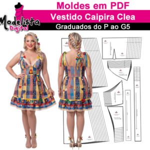 Vestido Caipira Clea