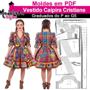 Vestido Caipira Cristiane