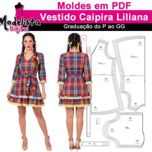 Vestido Caipira Liliana
