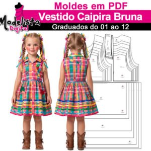 Vestido Caipira Bruna