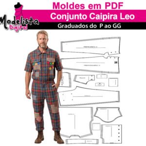 Macacão Caipira Leo