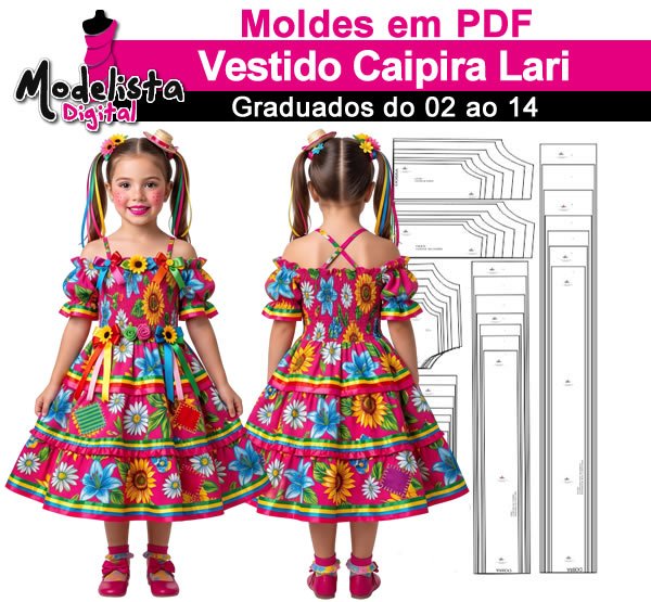 Vestido Caipira Lari