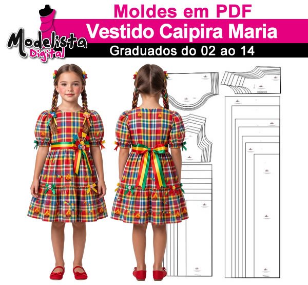 Vestido Caipira Maria