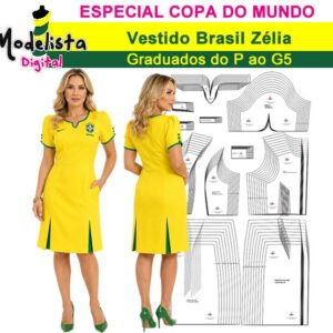 Vestido Brasil Zélia