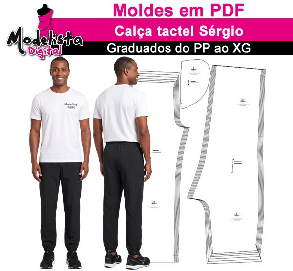 Calça Tactel Sérgio