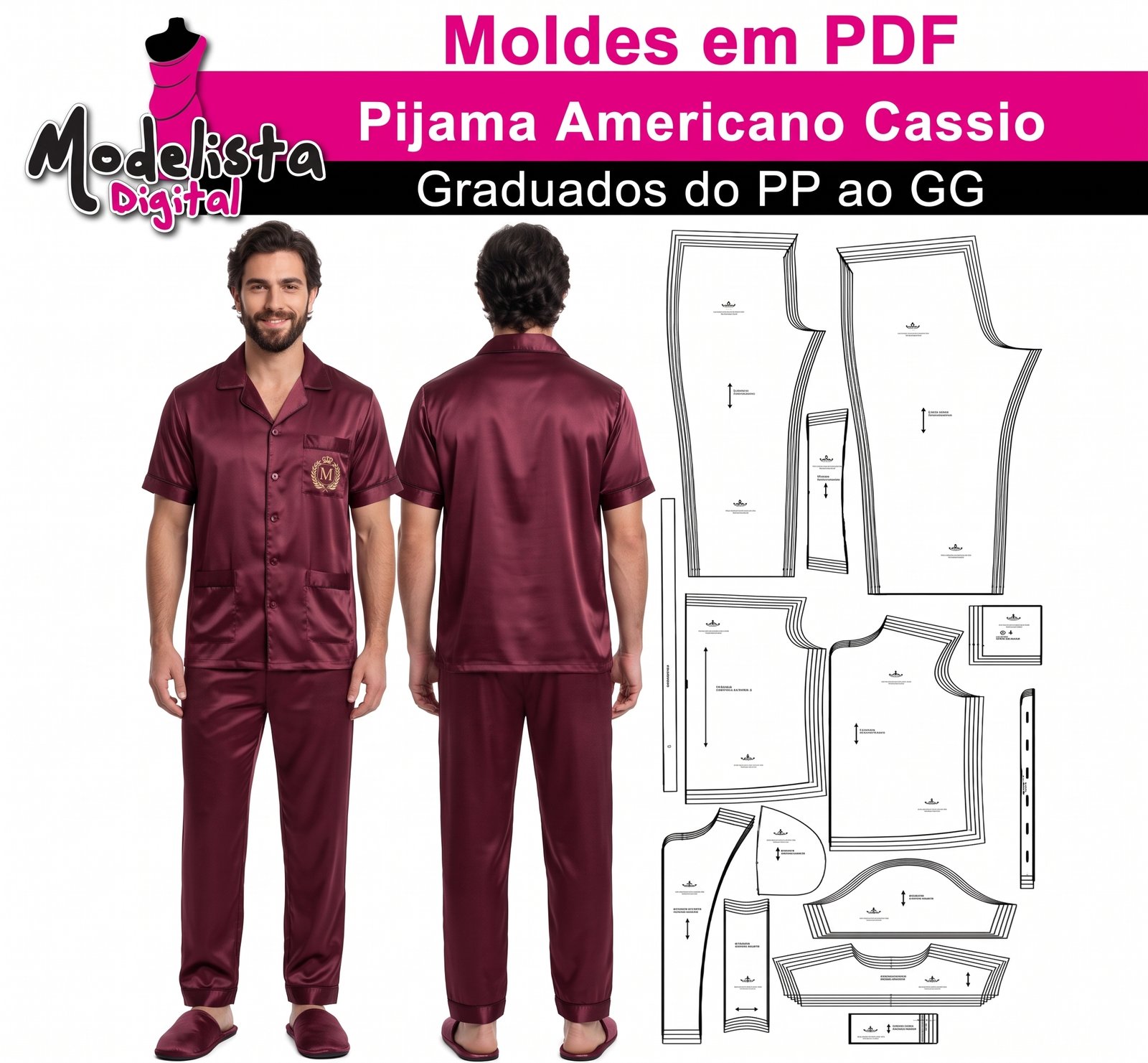Pijama Americano Cassio