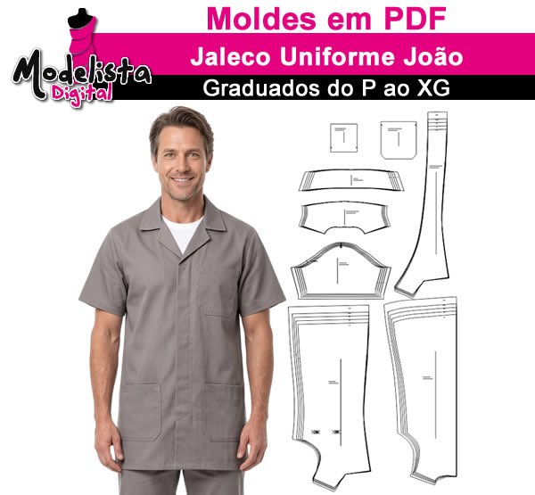 Jaleco Uniforme João